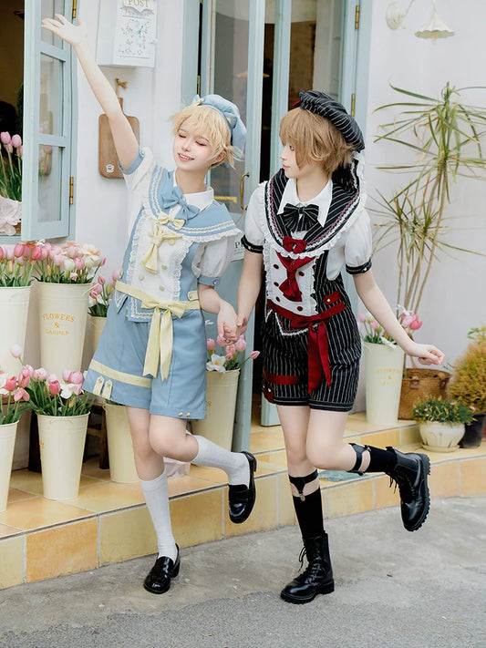 Ouji Lolita Suit Male Lolita Shirt Shorts