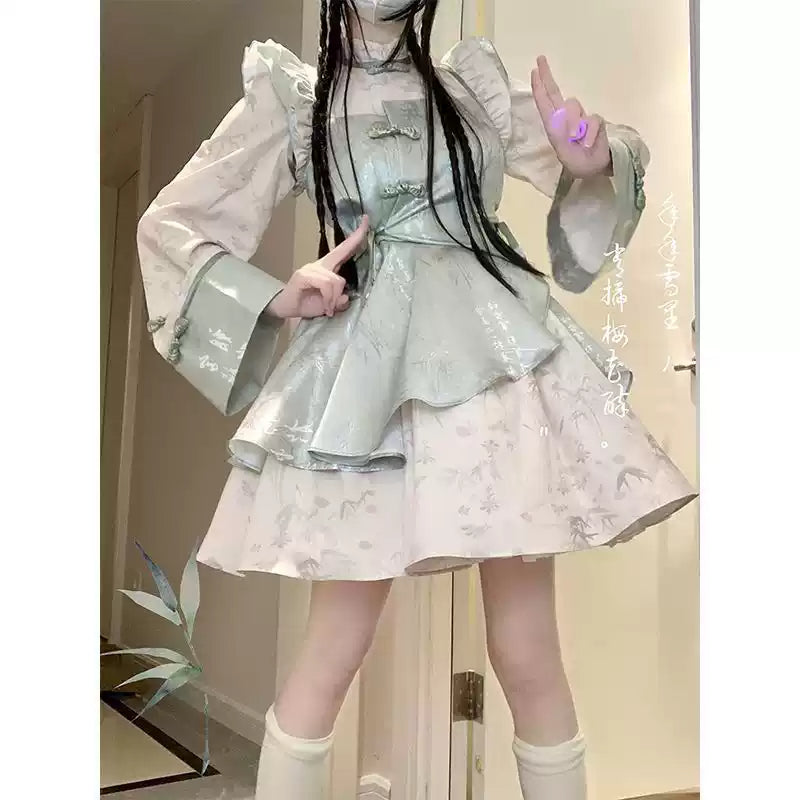 Cheongsam Bamboo Lolita Dress