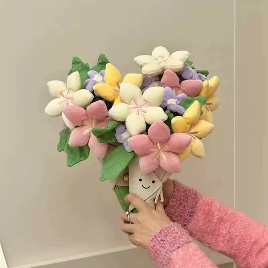 Bouquet Doll Holding Flowers
