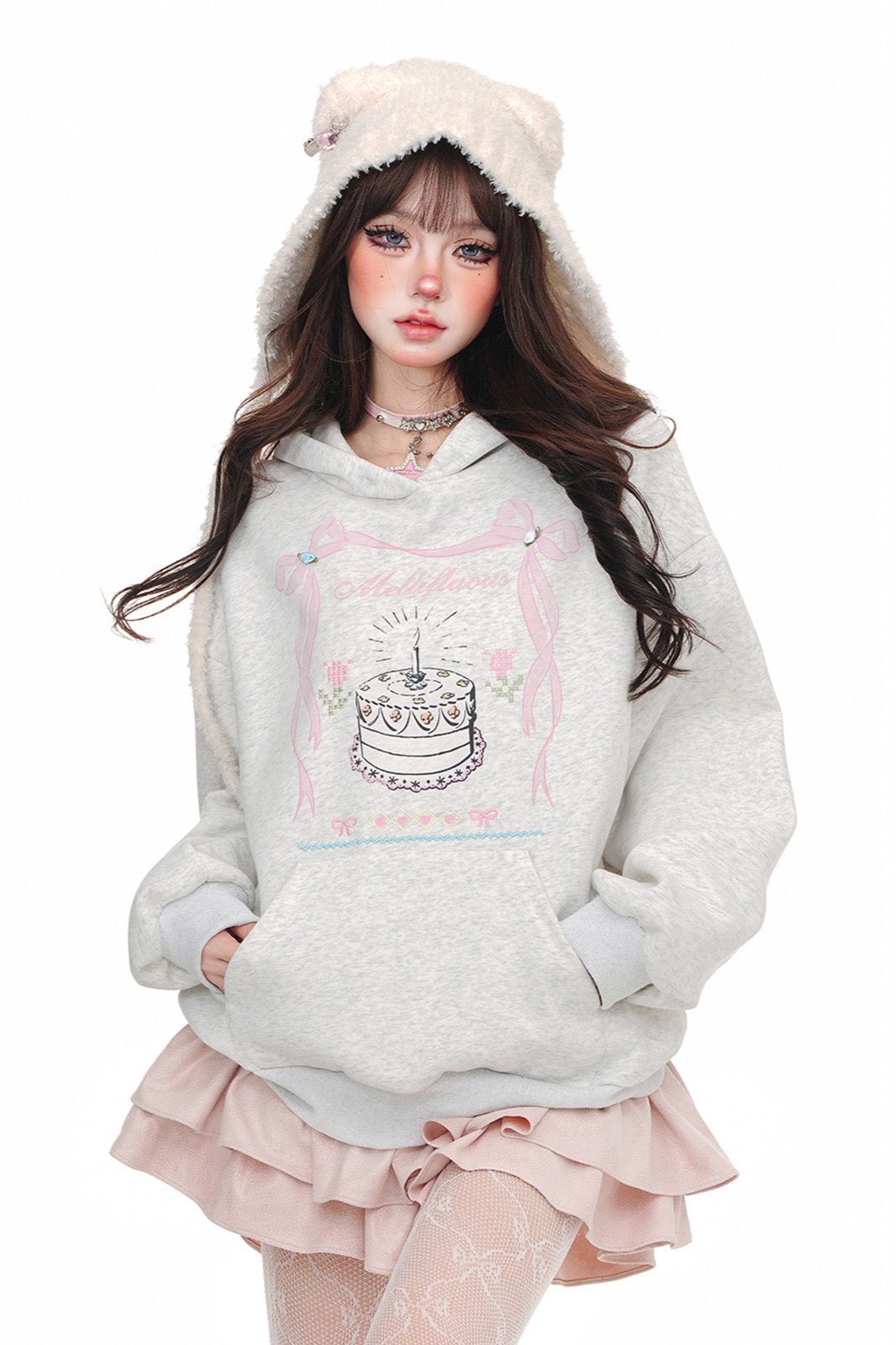 Exclusive Bow Hoodie Sweatshirt