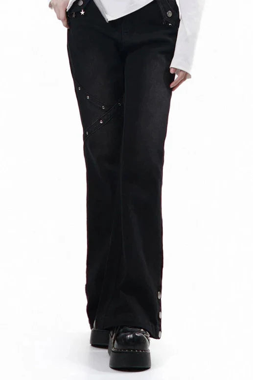 Modern Flare Denim Pants