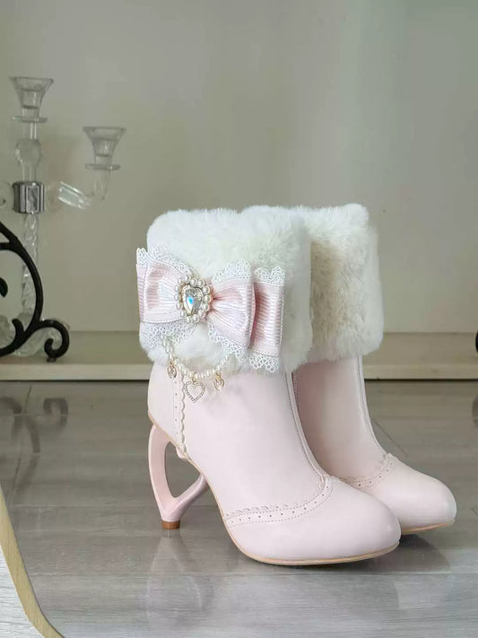 Princess Dreams  Love & Bow High Heel Boots