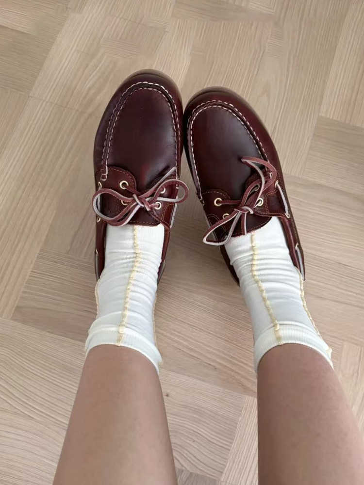 Preppy Aesthetic Loafers Shoes