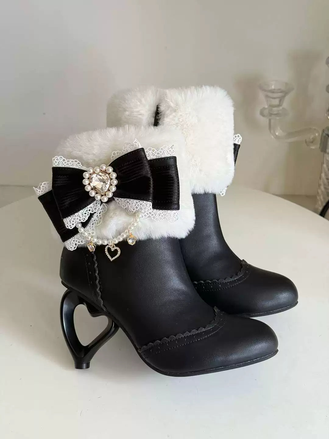 Princess Dreams  Love & Bow High Heel Boots