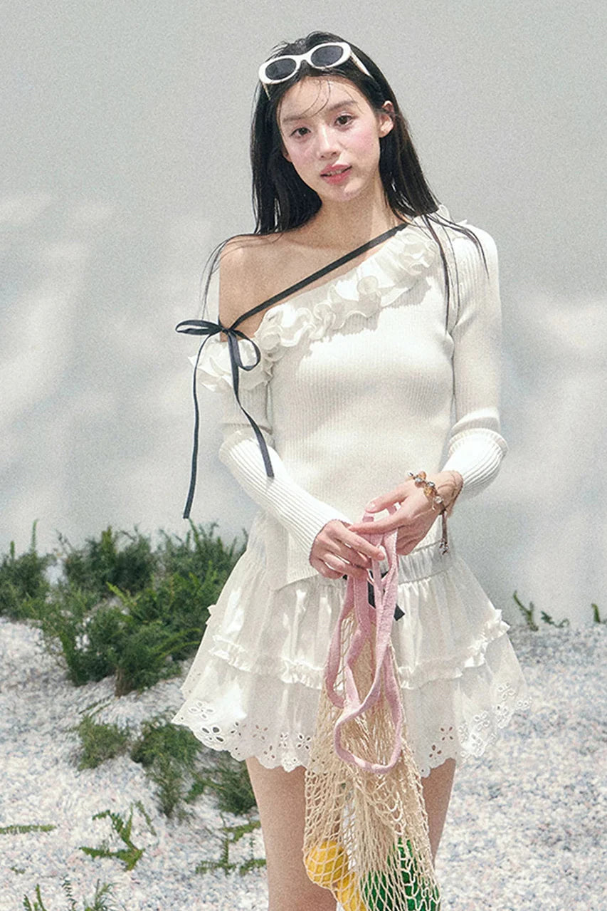 Asymmetrical Knit Top