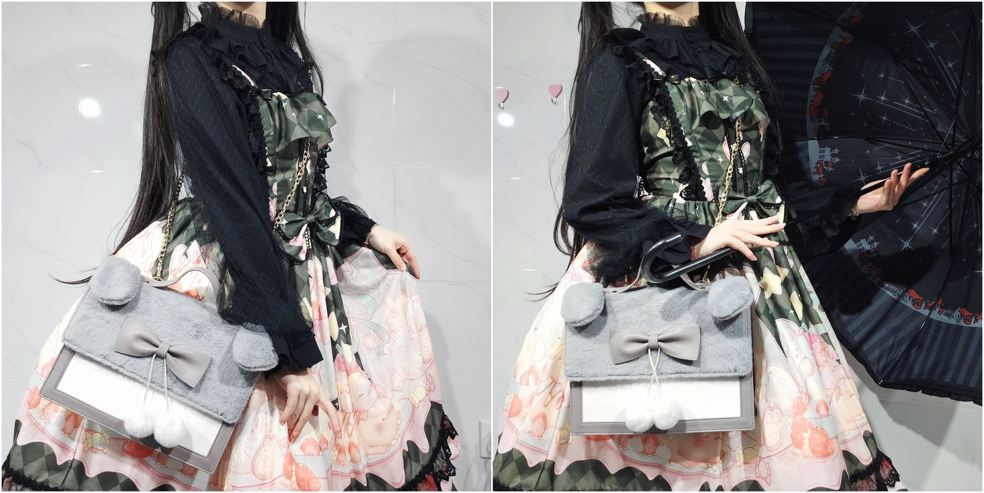 Dim Moonlight~Classic Lolita Chiffon Yarn Inner Blouse