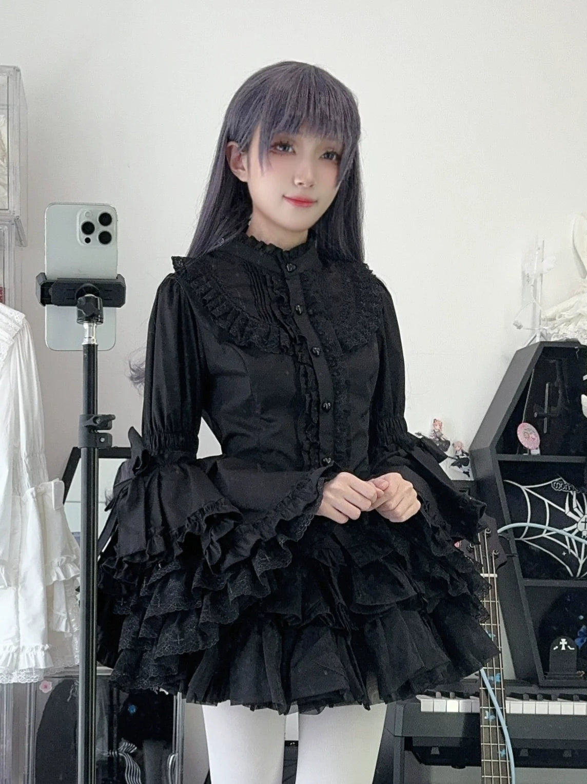 Sweet Lolita Blouse Princess Sleeve Shirt Inner Wear