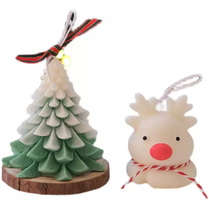 Christmas tree scented candle