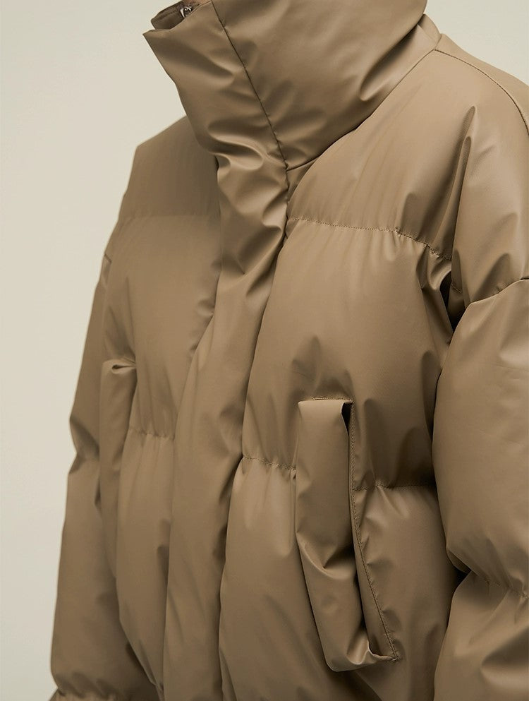 Cozy Luxe Oversized Short Puffer Jacket