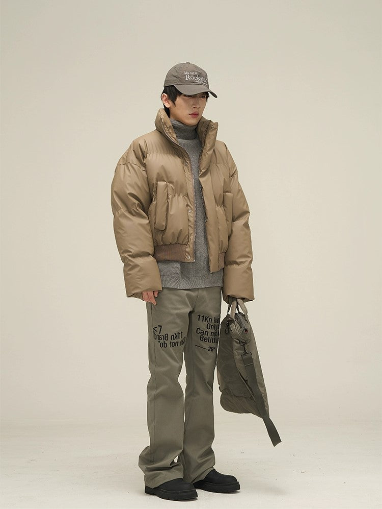 Cozy Luxe Oversized Short Puffer Jacket