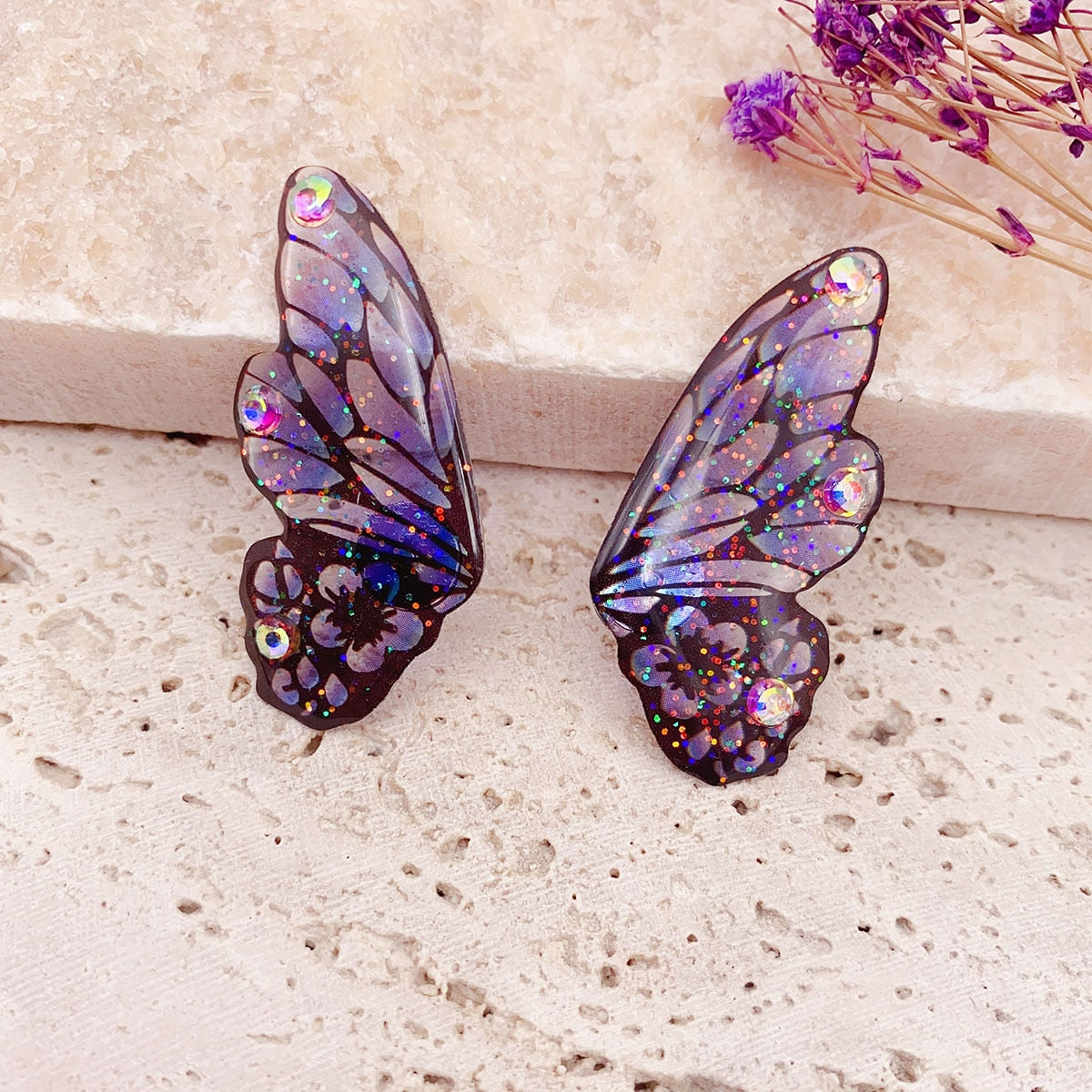 Fairy Gradient Butterfly Wings Earrings