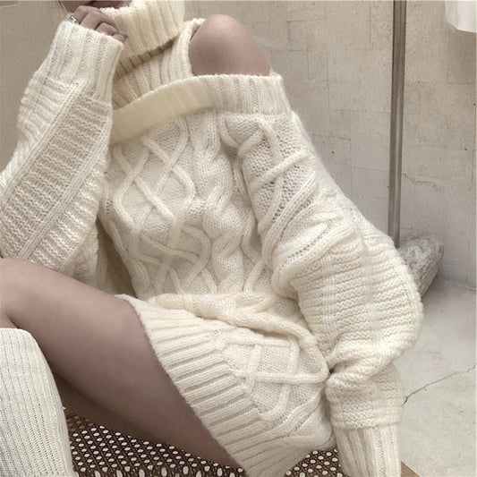 Soft Girl Sweater Turtleneck Pullover