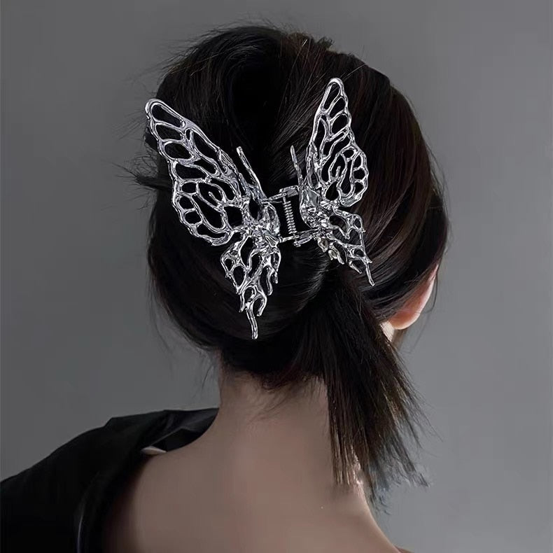 Fairy Metal Butterfly Hair Claw