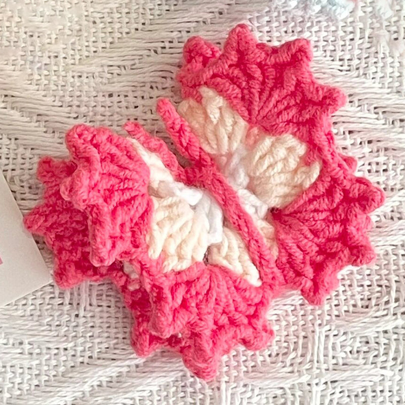 diy wool material bag cute butterfly