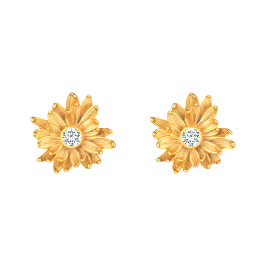 Sunflower Vintage Romantic Earrings