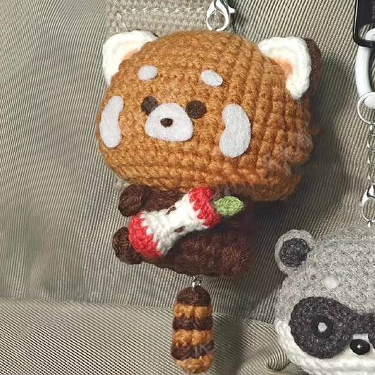 diy wool cute little panda doll