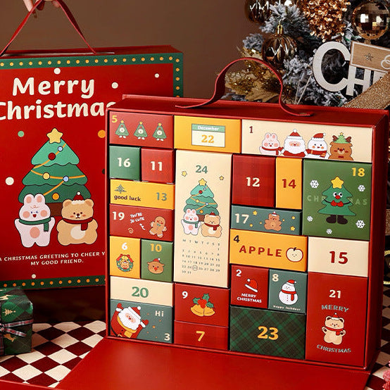 Countdown Calendar Box Christmas Countdown Calendar Blind Gift Packaging Box – By Coquette