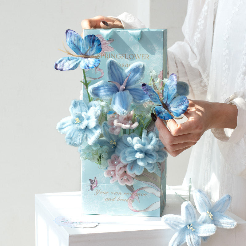Handmade Chenille Stem Bouquet – Finished Product