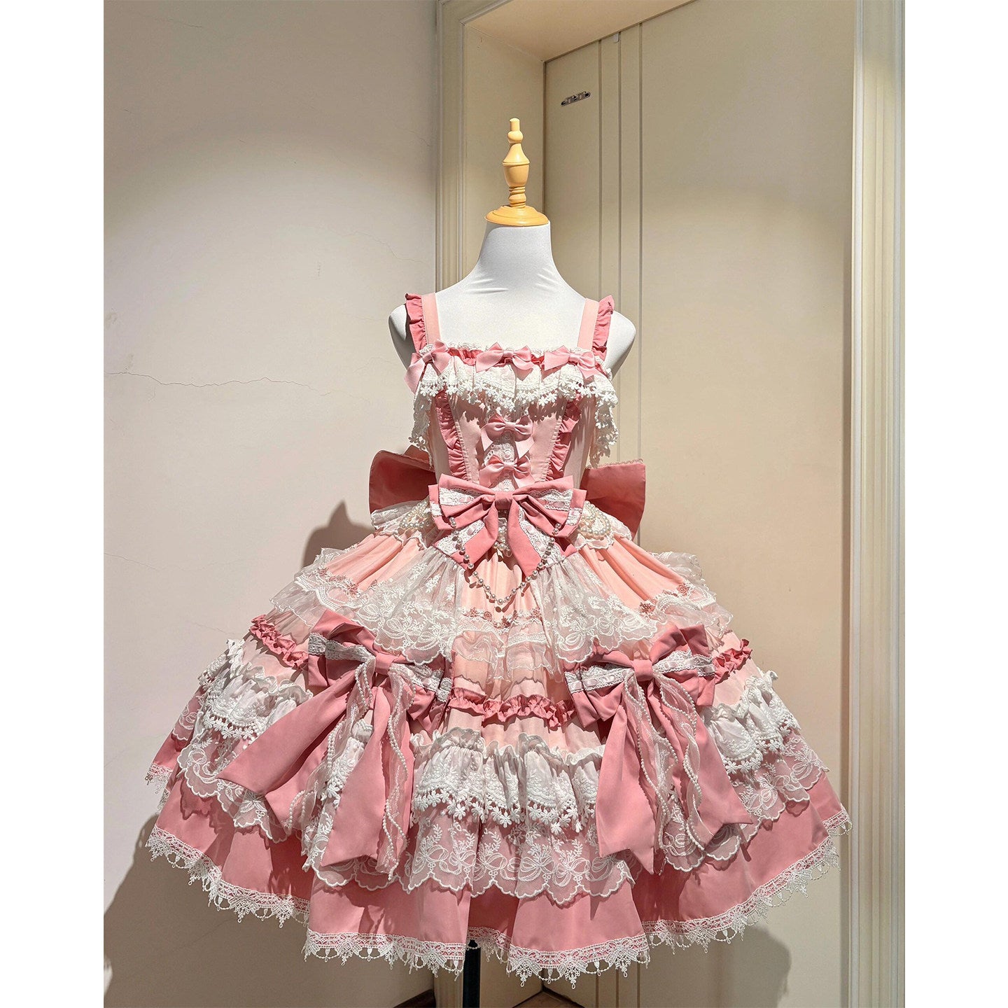 princess bow lace lolita dress