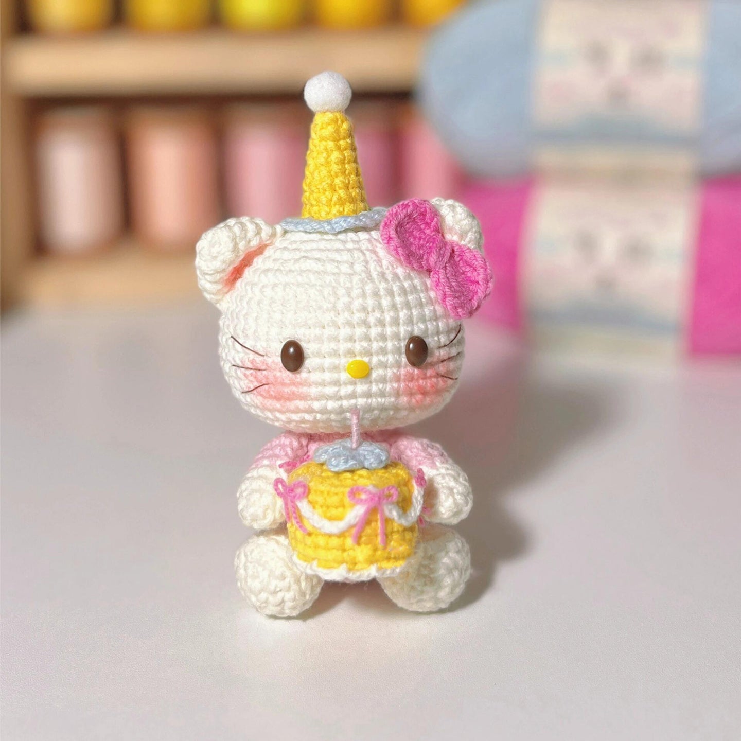 diy wool kitty cat doll