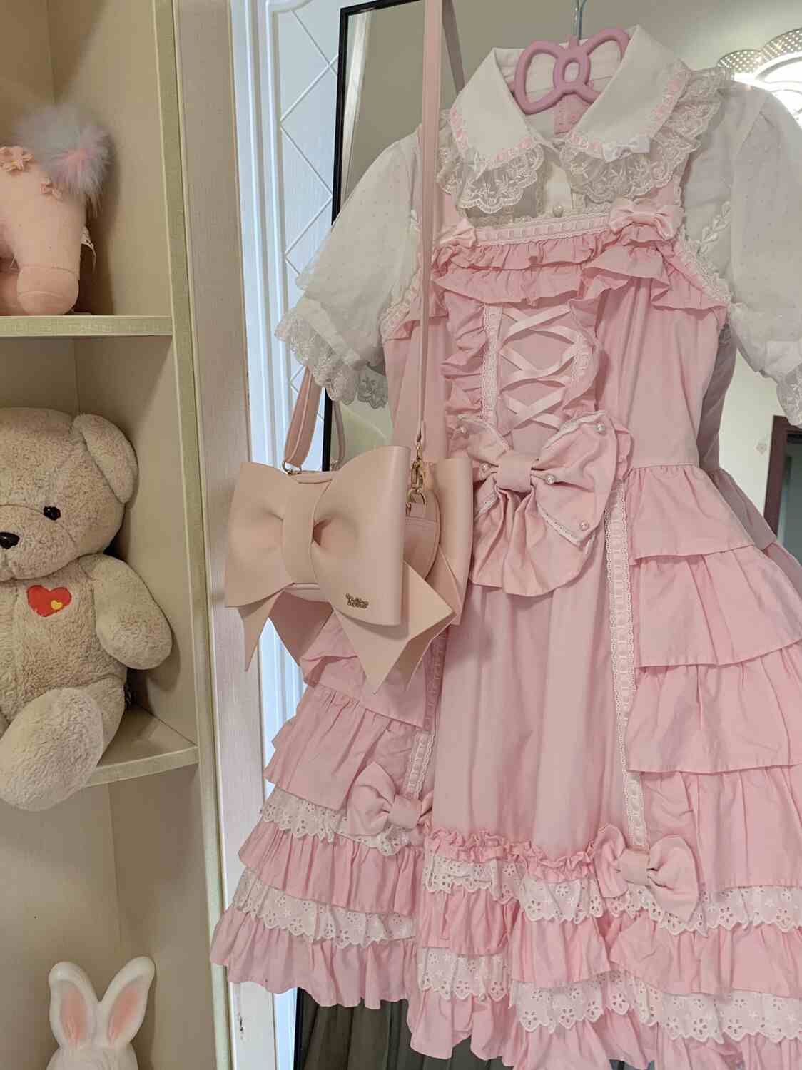 Lolita Inner Cotton Bow Shirt