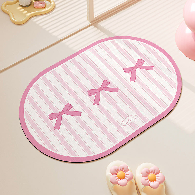 cue bow Bathroom floor mats