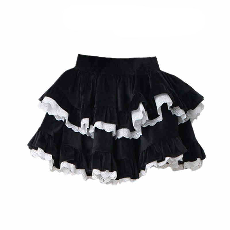 Dark Coquette Ballet Puffy Cake Suit