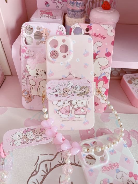 cute portable anti-lost mobile phone decorative clip