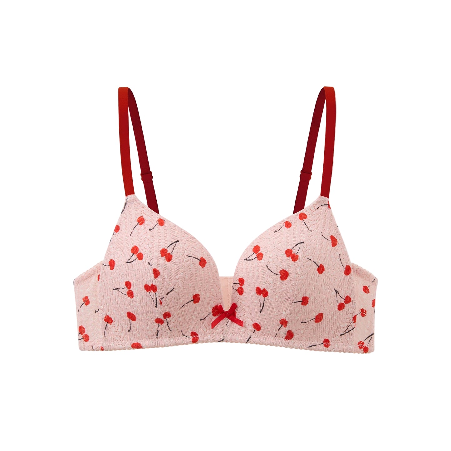 cherry red kawaii lingerie
