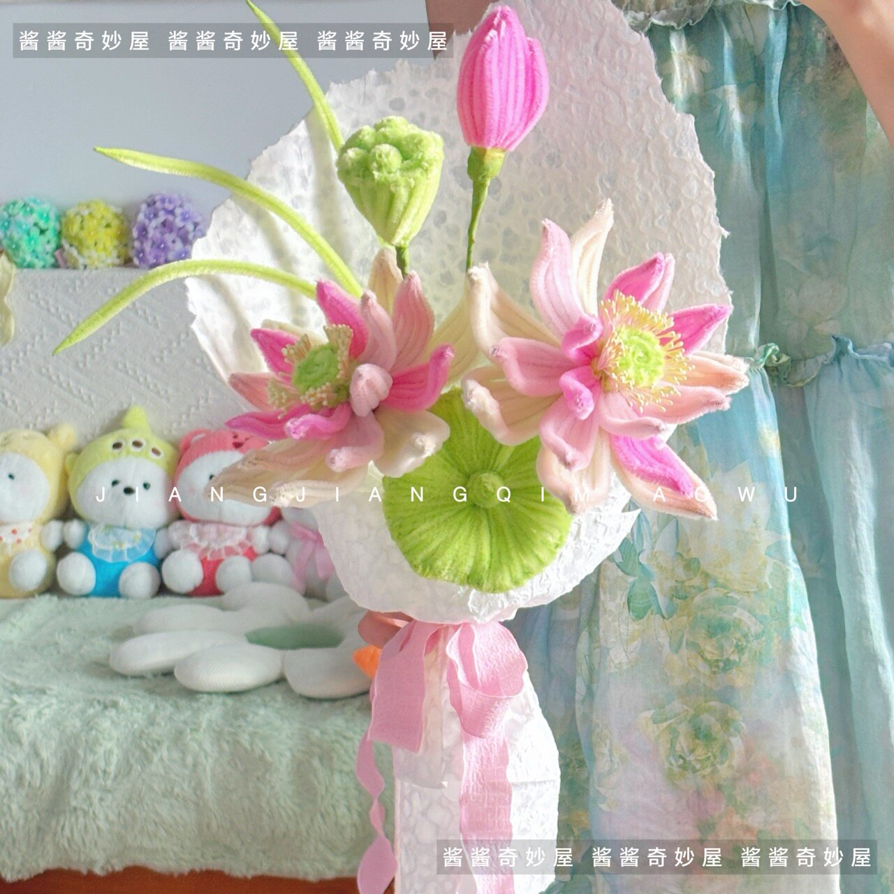 Lotus Bouquet DIY Chenille Stem Craft Kit