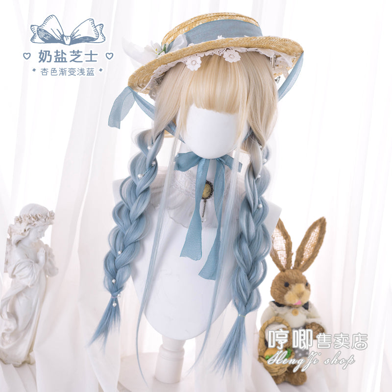 Doll Gradient Natural Long Straight Wig