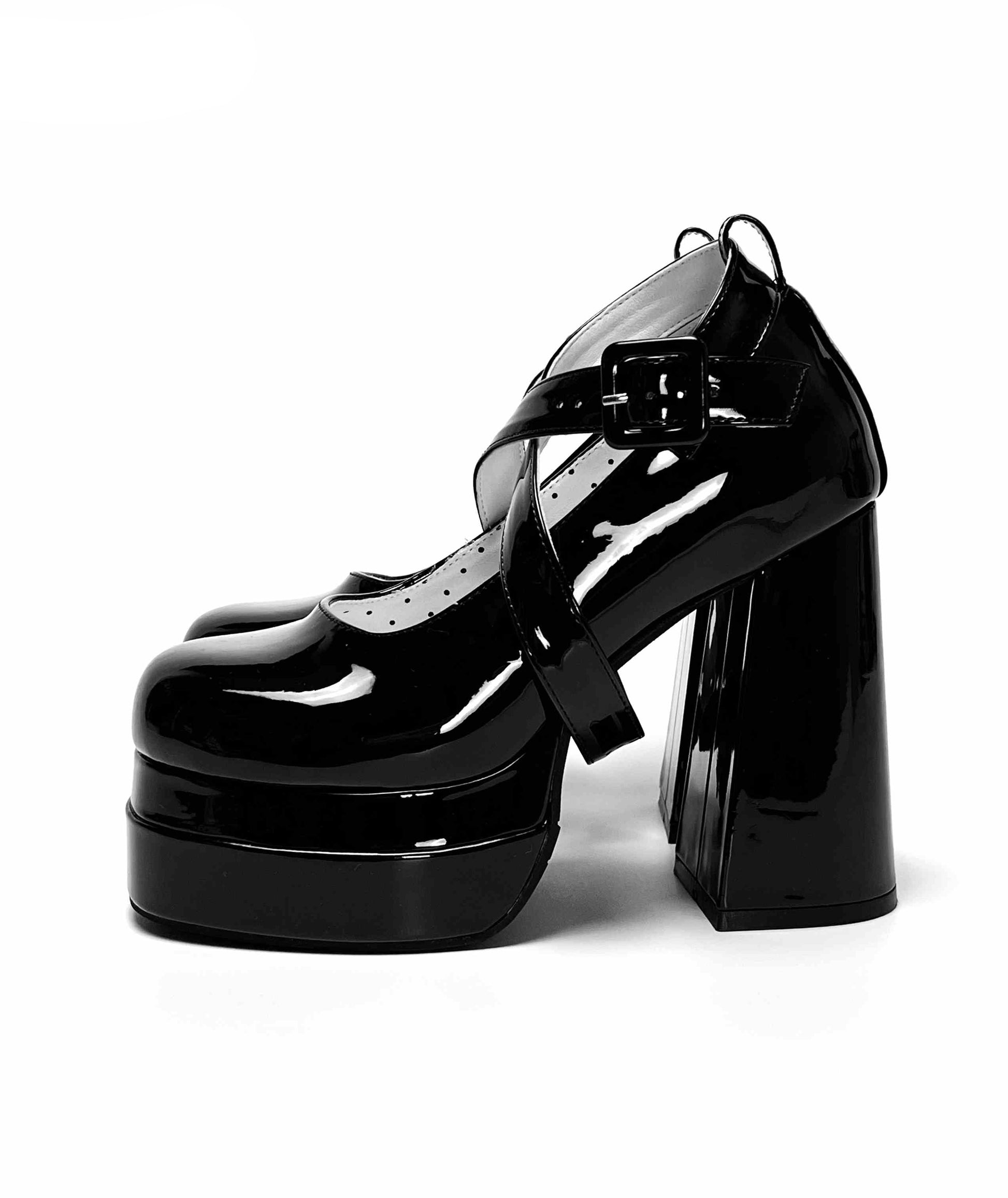 Coquette Bow Platform Mary Jane High Heels