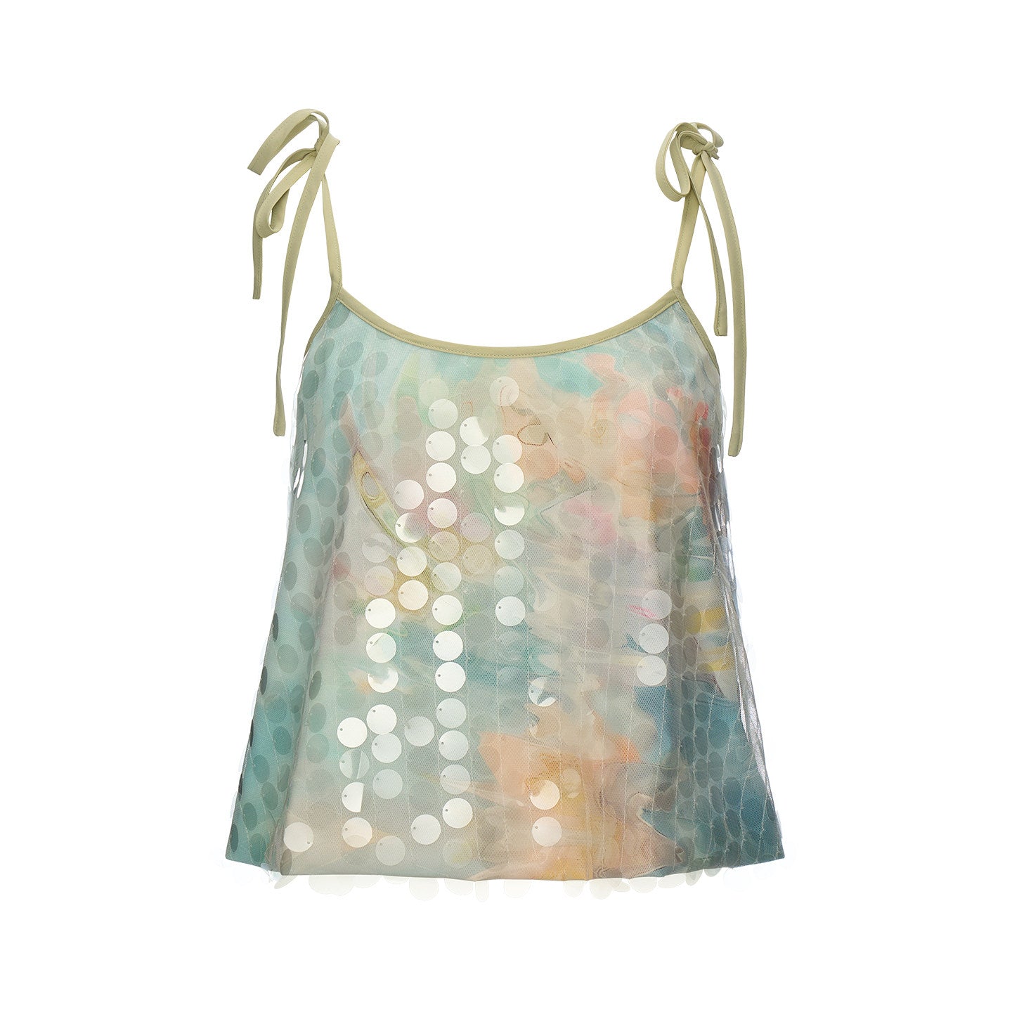 Shimmering Sequined Cami Top