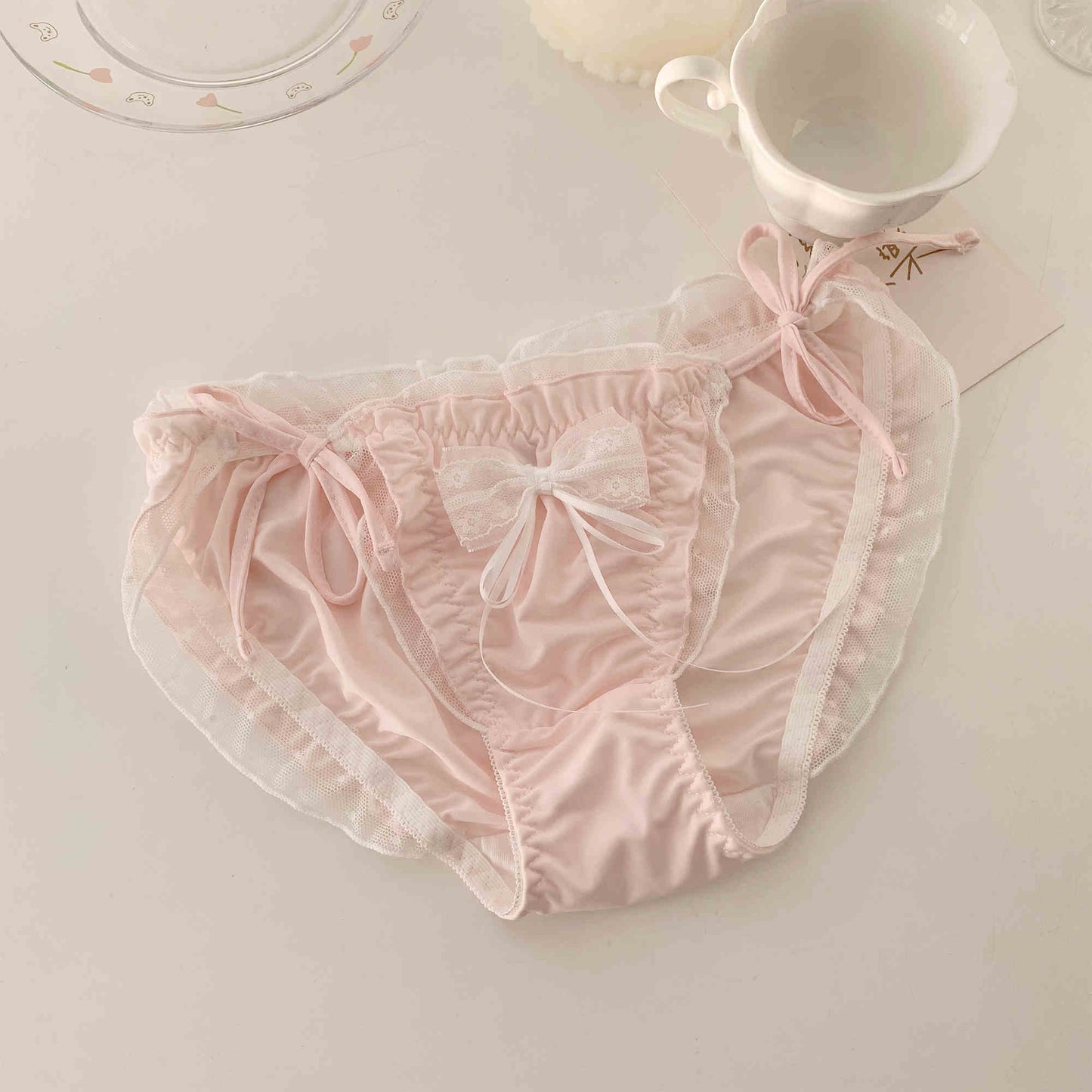 Morihi Kazuye Lace Bow Panties TP8