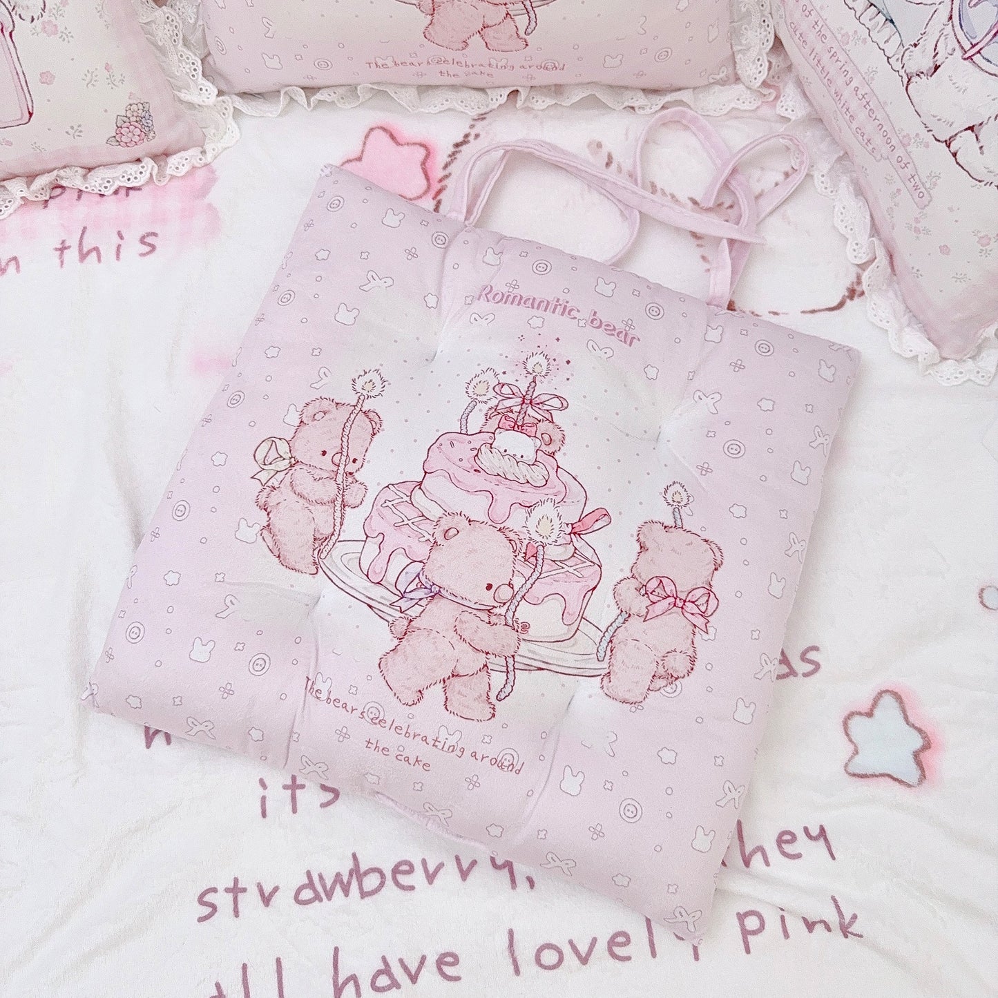 kawaii plush cushion