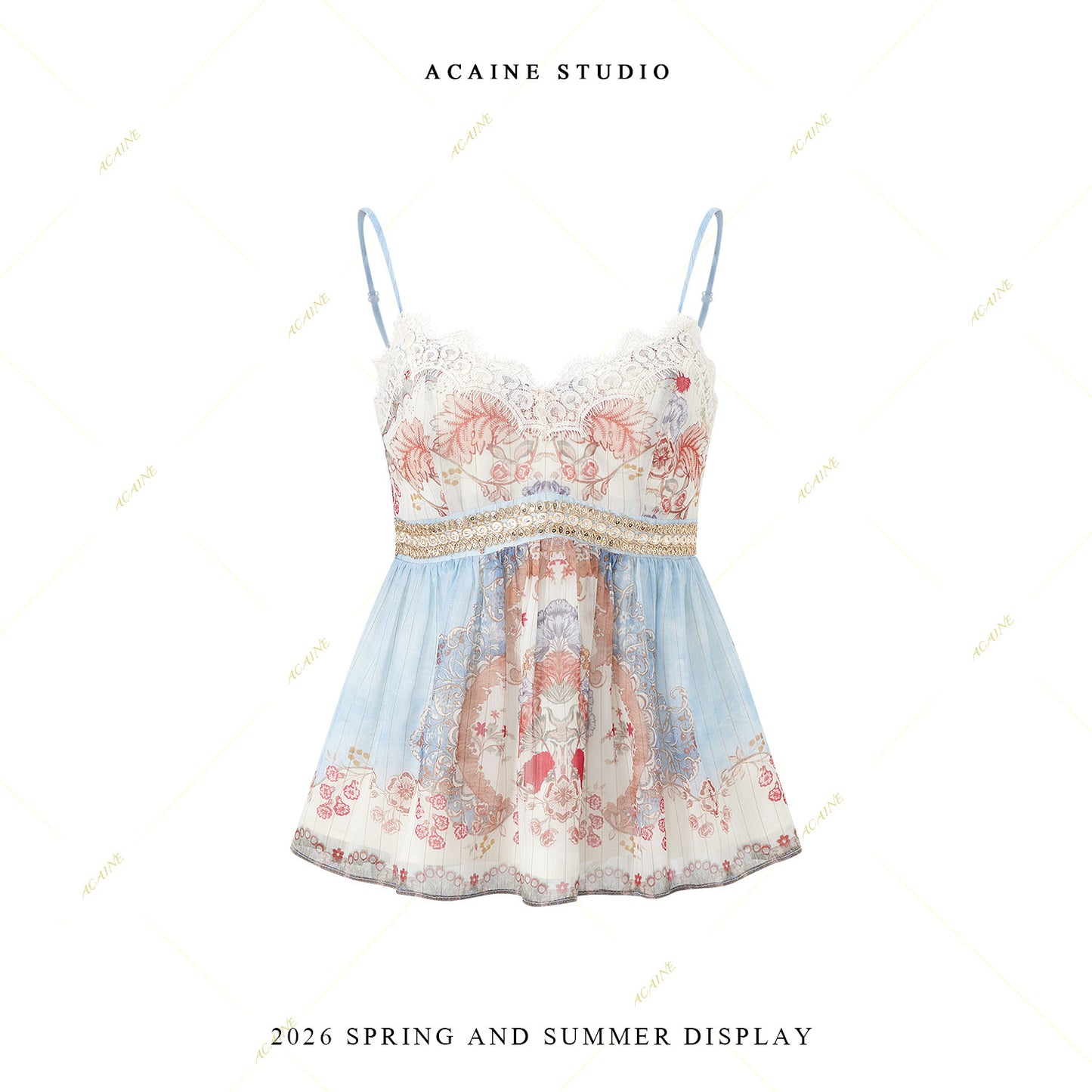 Printed Halter Dress