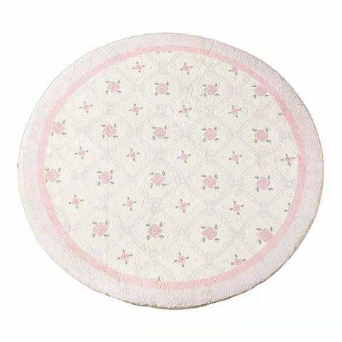 Girly Pink Retro Carpet