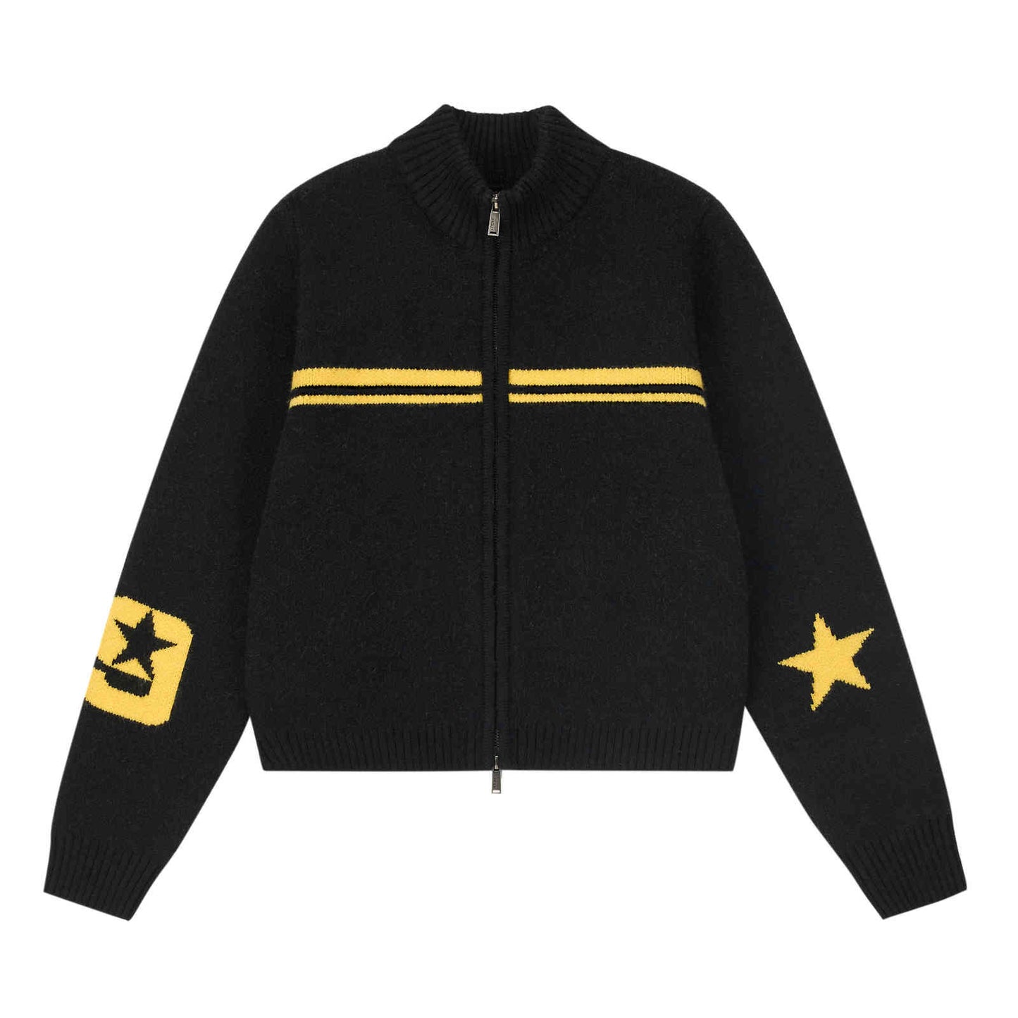 Y2K Star Knit Acubi Cardigan