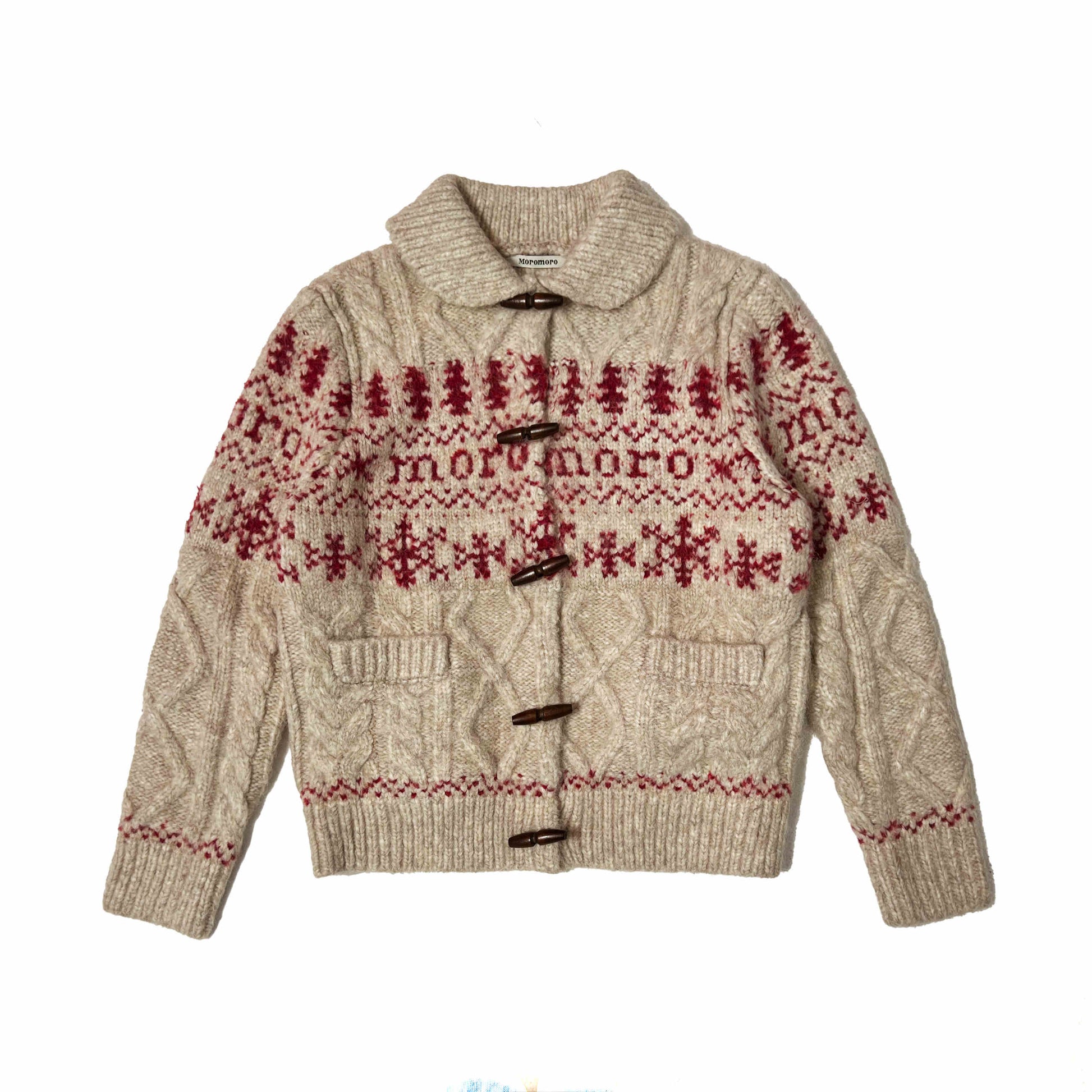 Winter Knitted Fair Isle Cardigan