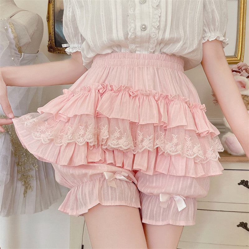 ruffled kawaii shorts
