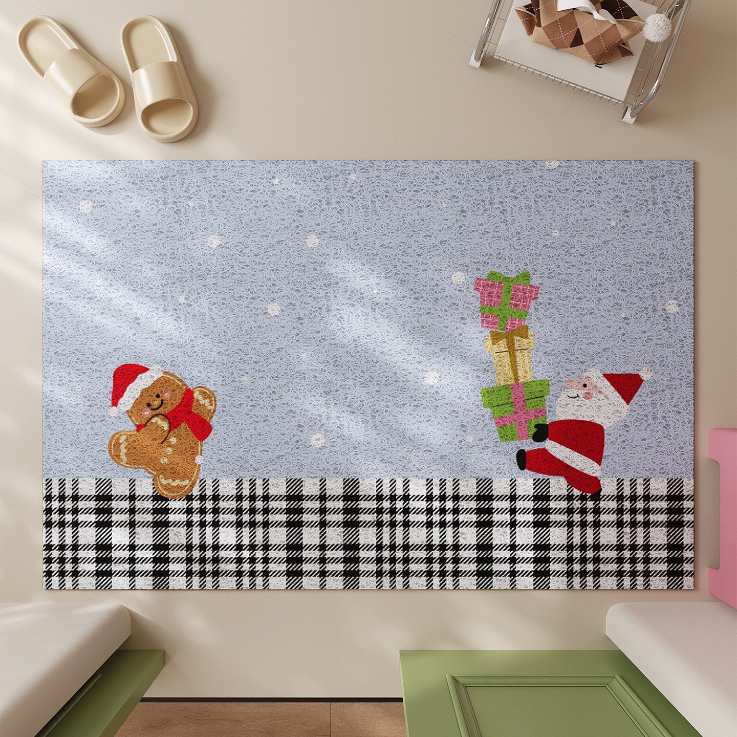 kawaii entrance floor mat