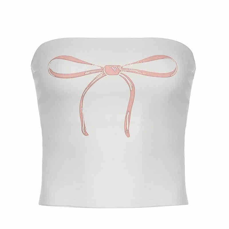 Coquette Basic Bow Tube Top