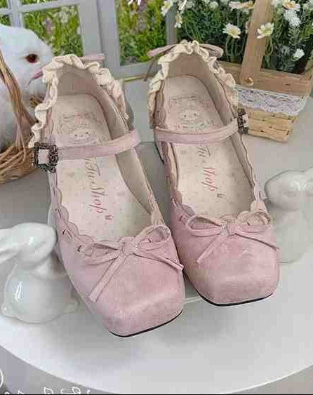 Rococo Square Toe Lolita Shoes