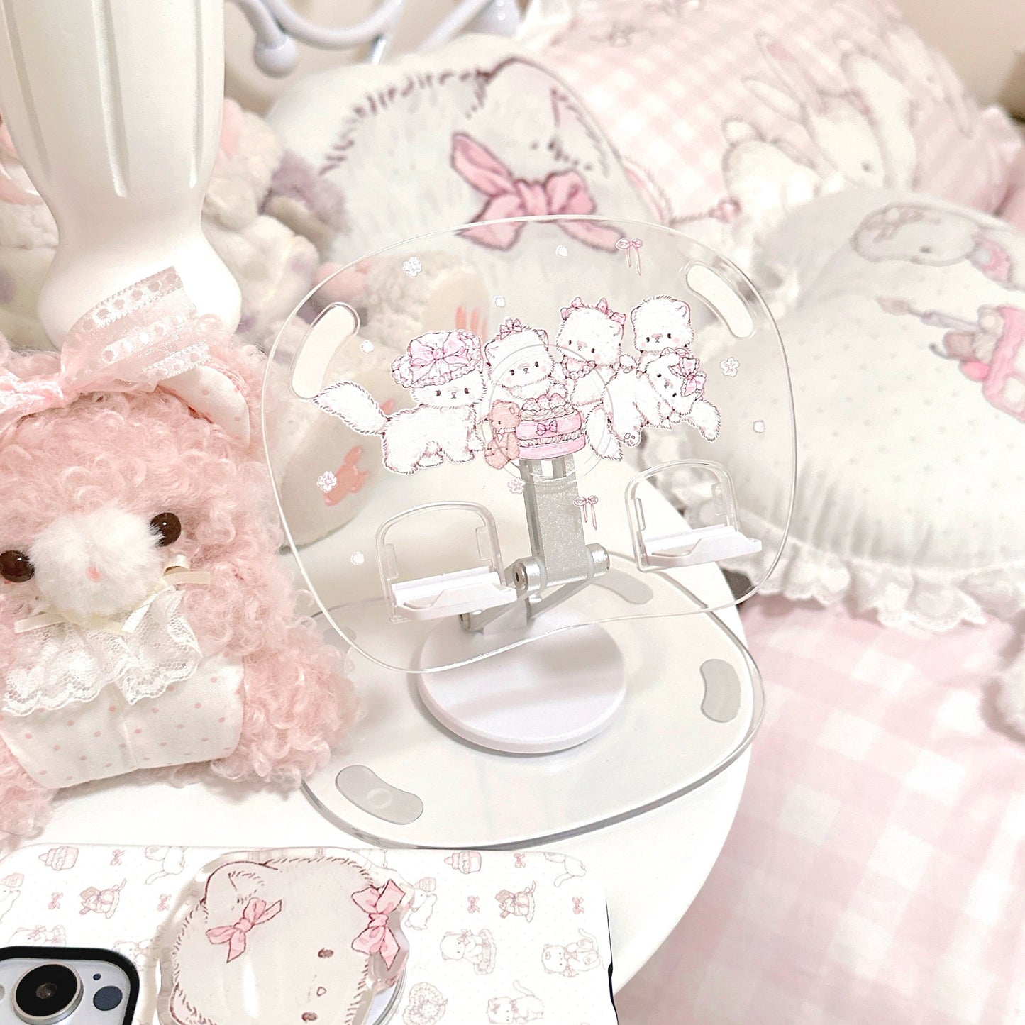 kawaii acrylic tablet stand acrylic