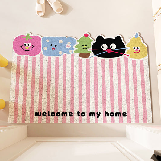 cute Entrance door floor mat