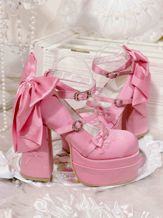 Bow Lolita Platform Shoes