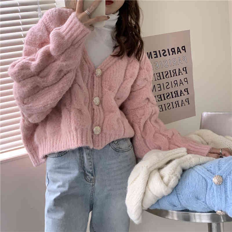 Soft Girl Knitted Cardigan