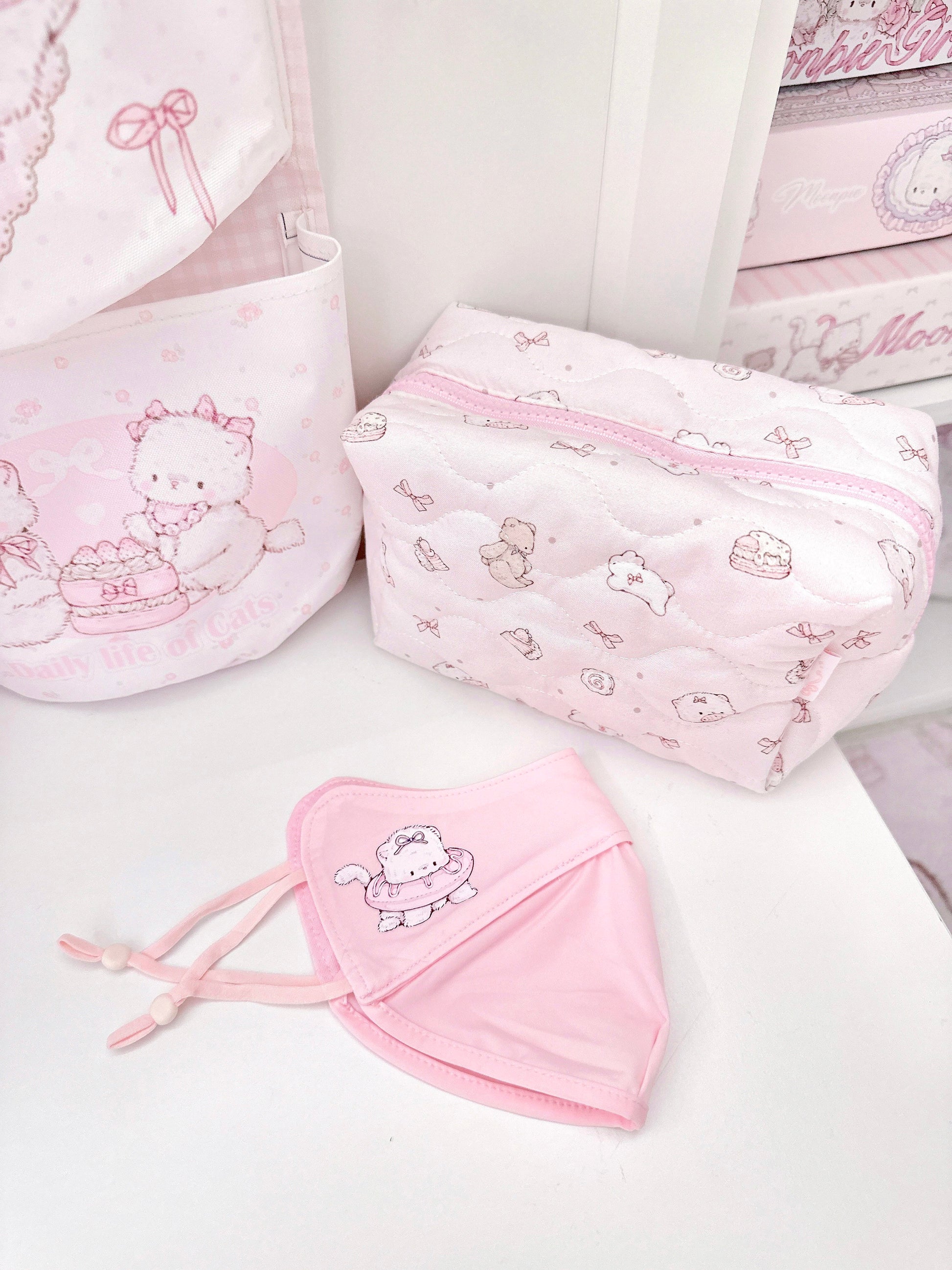 kawaii cat sunscreen mask