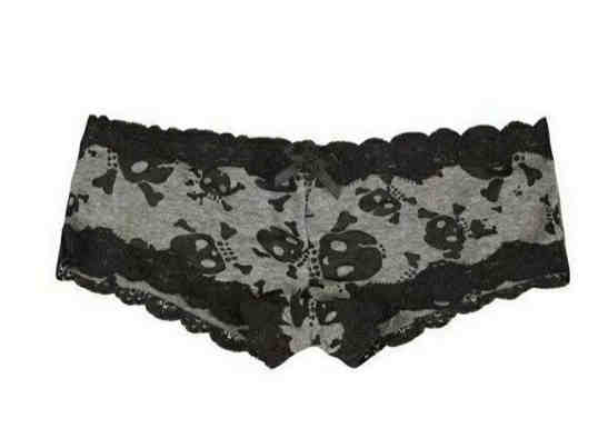 Goth Printed Slim Fit Panties