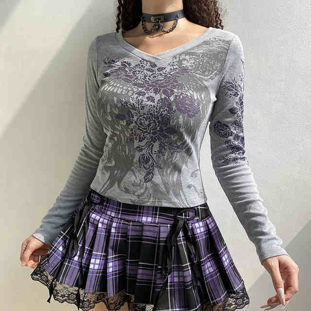 Fairy Grunge Butterfly Long-sleeved Top